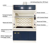 Galvanized Steel Basic Fume Hood φ250
