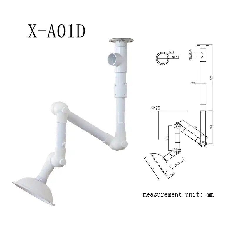 Fume Extractor Arm PP 6-8 kg