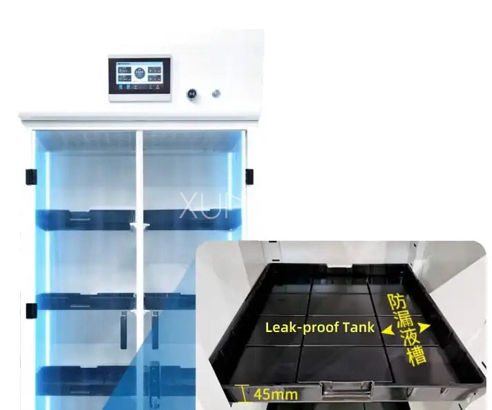 Sustancias peligrosas Gabinete de almacenamiento filtrado 70 kg/㎡