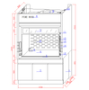 Galvanized Steel Basic Fume Hood φ250