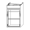 Walk In Fume Hood 1800*850*2350 mm