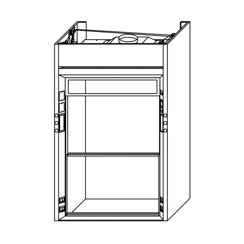 Walk In Fume Hood 1800*850*2350 mm